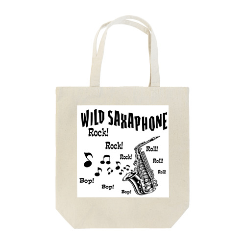 Wild Saxaphone Tote Bag