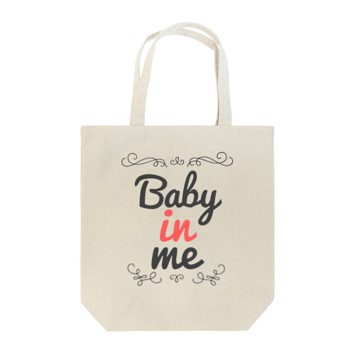 Baby in me トートバッグ
