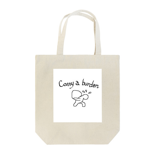 carry a burden Tote Bag