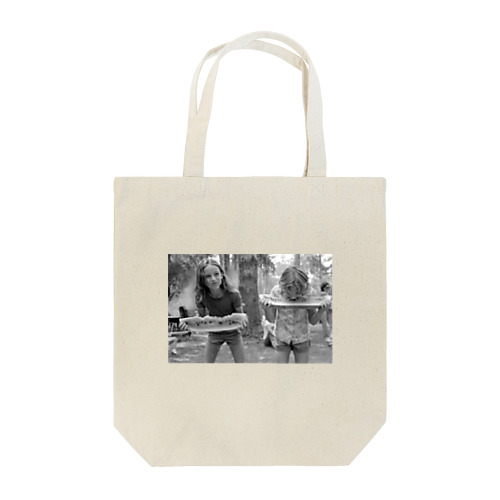 GIRLS COMPETING IN A WATERMELON EATING CONTEST ON JULY 4TH: WHITE SPRINGS, FLORIDA Tote Bag