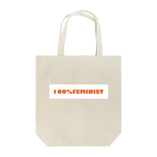 100%FEMINIST Tote Bag