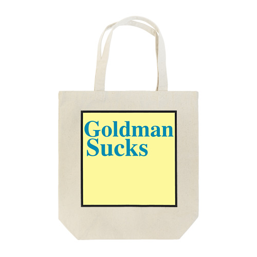 GoldmanSucks トートバッグ