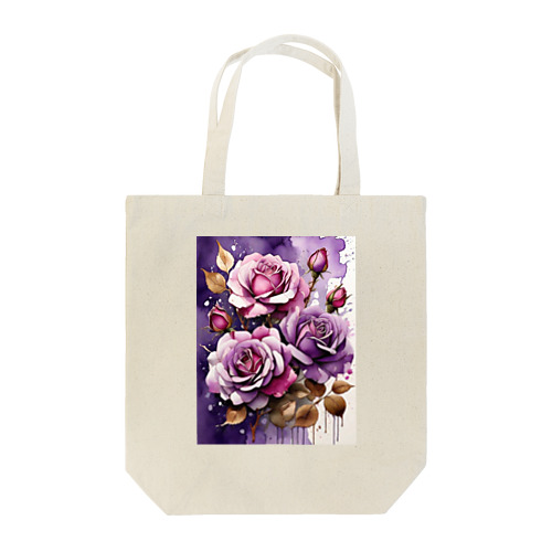 バラードのような薔薇の花　BLUE PLUM  691 Tote Bag