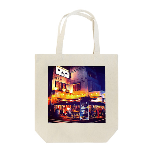 夜のカフェ Tote Bag