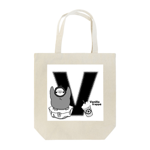 ふくよかオカメのイニシャルグッズ【V】 Tote Bag