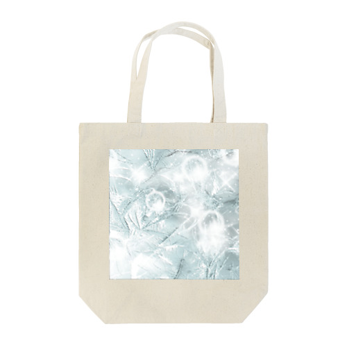 Ice reflected light World blue Tote Bag