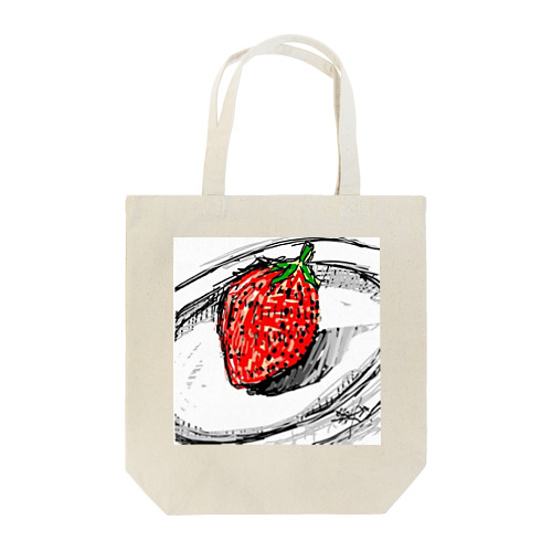 strawberry トートバッグ