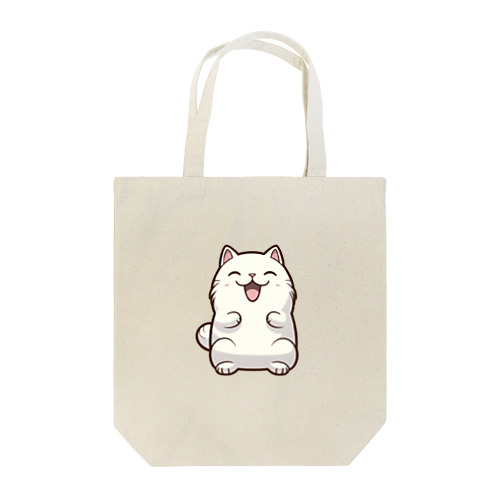 満面の笑みを浮かべる猫ちゃん Tote Bag