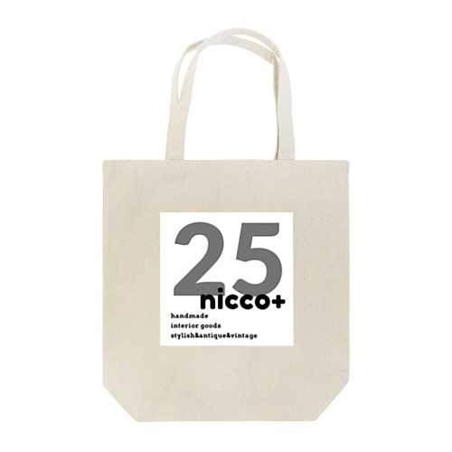 25nicco +オリジナルロゴ Tote Bag