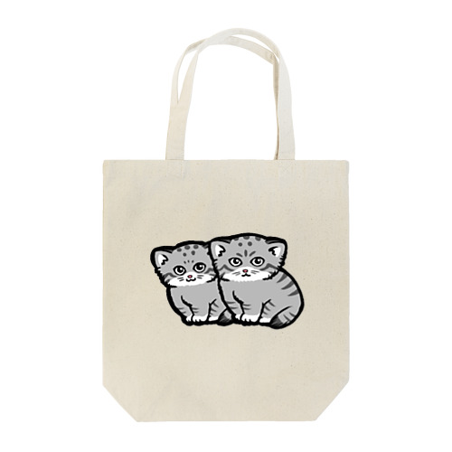 双子のマヌルネコ Tote Bag