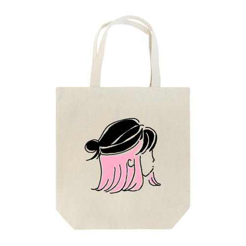 インナーピンクのあの子 Tote Bag