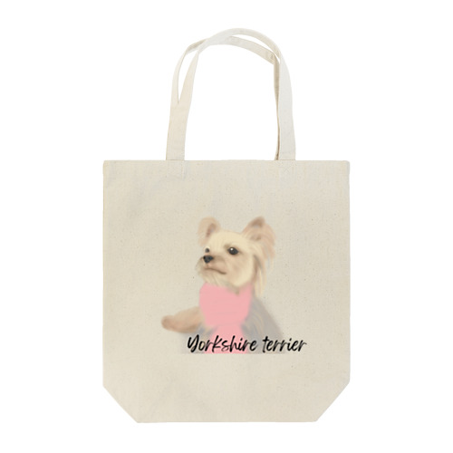 ヨークシャーテリアお手( 　•ω• )⊃ Tote Bag