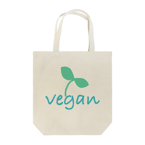 go vegan life Tote Bag