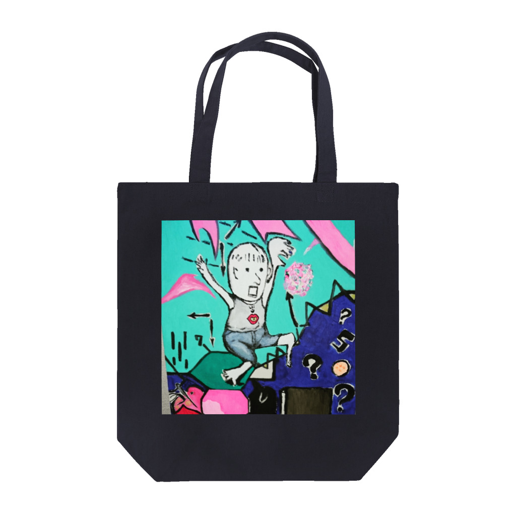 鈴木ま()のニュートンの法則的なアレ。 Tote Bag