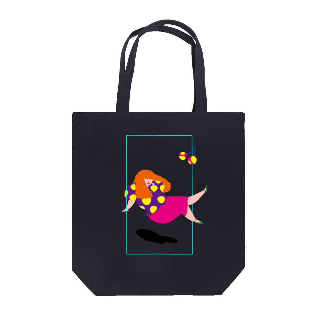 fig-treeの水玉の女04 Tote Bag