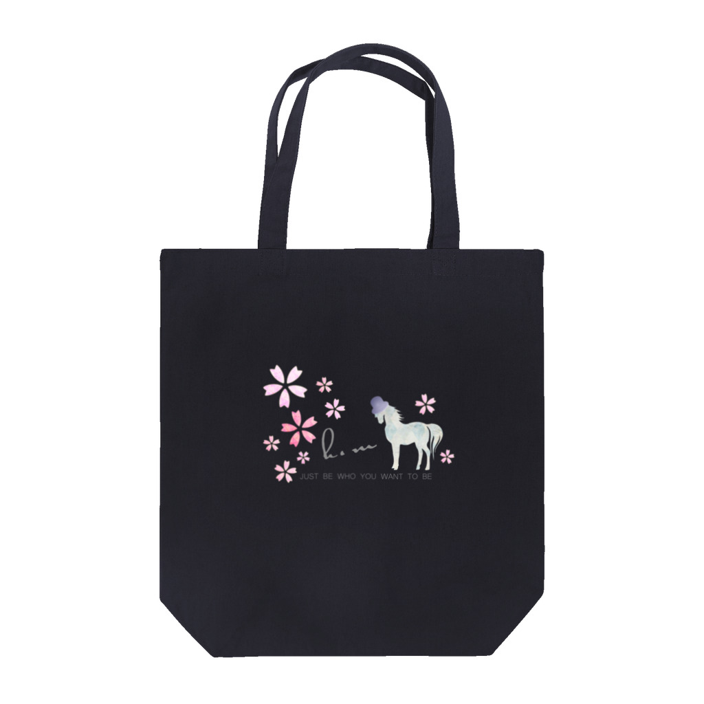 ClubHMのSpring Horse 桜帽子 トートバッグ
