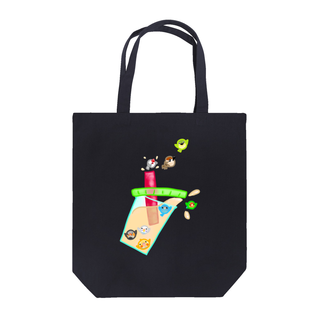 Lily bird（リリーバード）のタピオカ小鳥とミルクティー Tote Bag