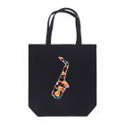  ふじねこ屋のflower saxophone Tote Bag