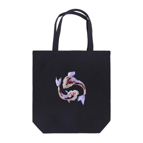 縁起物刺繍 ✴︎ 錦鯉 Tote Bag