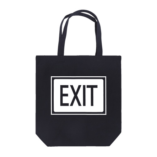 EXIT（濃色用） トートバッグ