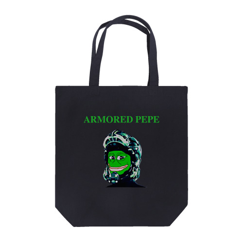 ARMORED PEPE Tote Bag