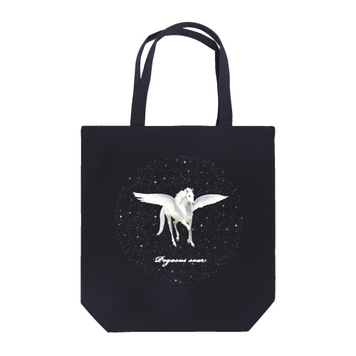 Pegasus soar in the starlight  Tote Bag