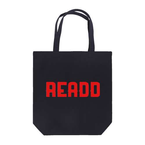 ReaDD ロゴ赤 トートバッグ