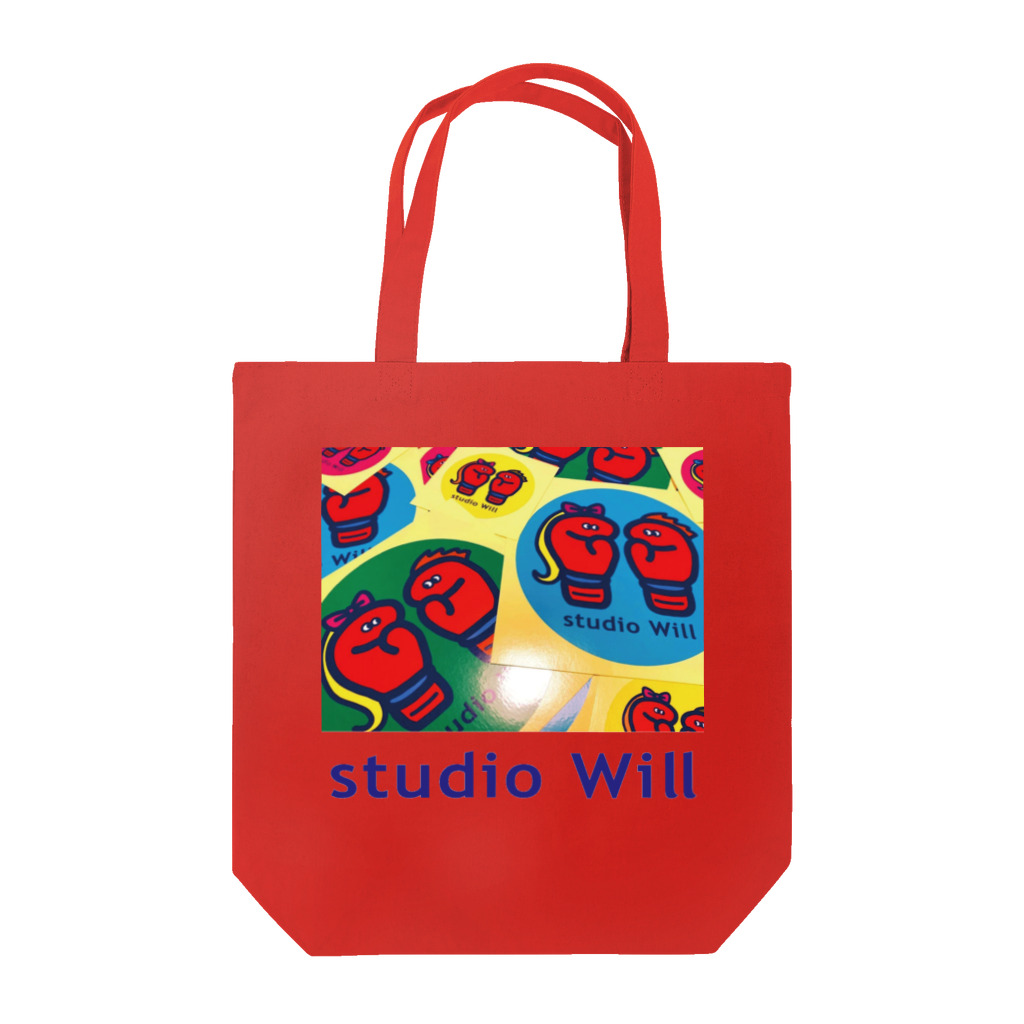 総合格闘技・フィットネス studio Willのstudio Will×INGRID カラフルトートバックB トートバッグ