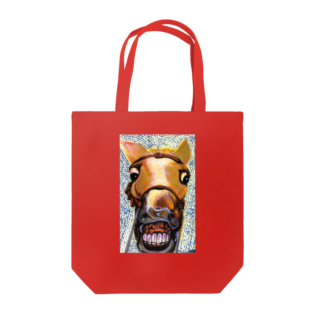 Tania Nobukovskiの馬面 Tote Bag