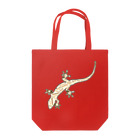 LalaHangeulのJapanese gecko(ニホンヤモリ)　英語デザイン トートバッグ
