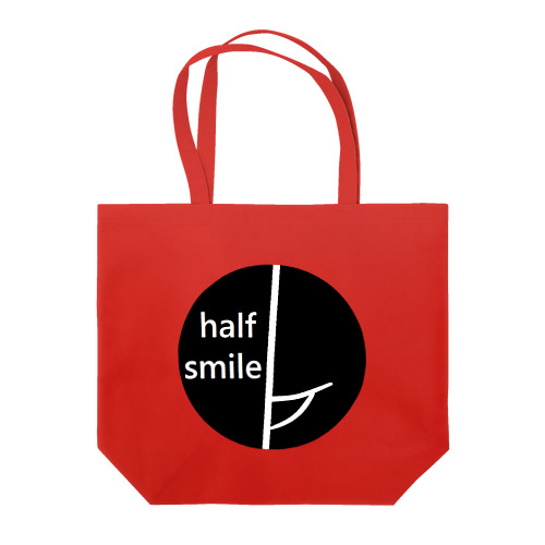 half smile Tote Bag