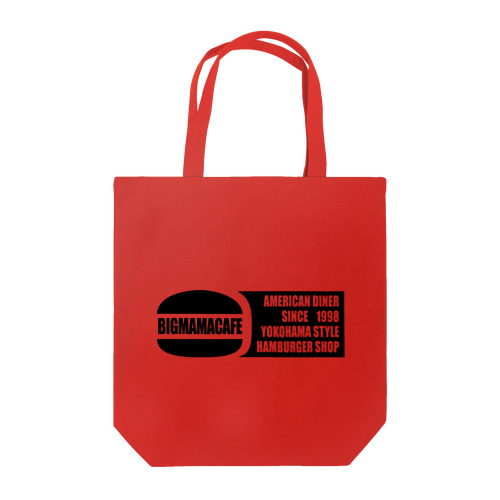 Bigmamacafe ブラックロゴ Tote Bag
