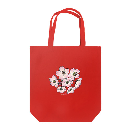 桜（白文字） Tote Bag