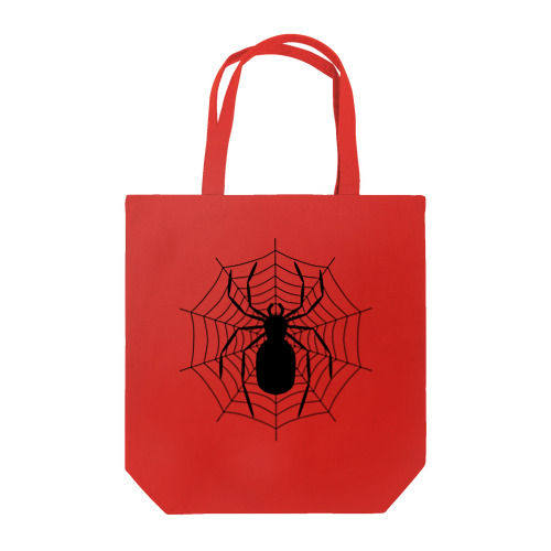 蜘蛛と巣 トートバッグ