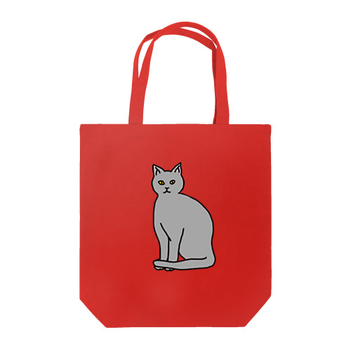 じっと見つめる猫 Tote Bag