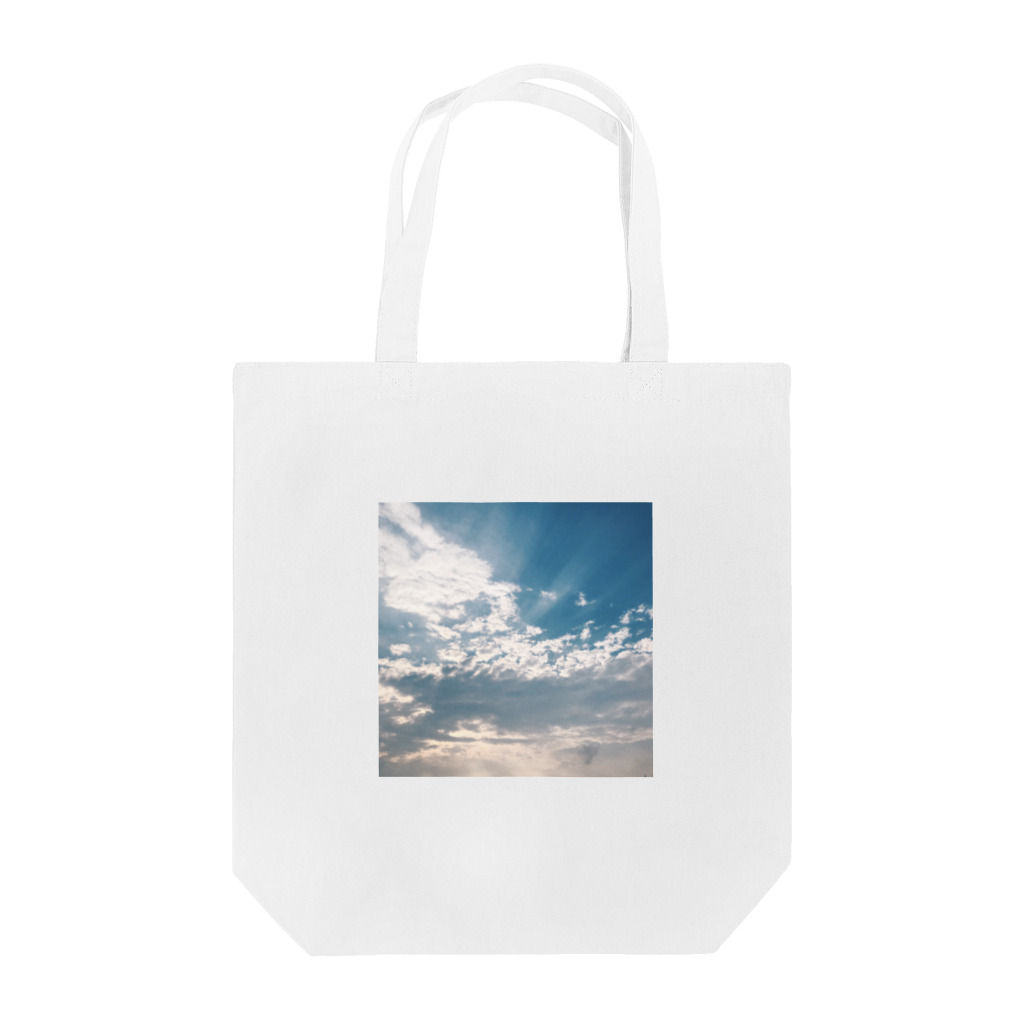 hibari no heyaの花浅葱の空 Tote Bag