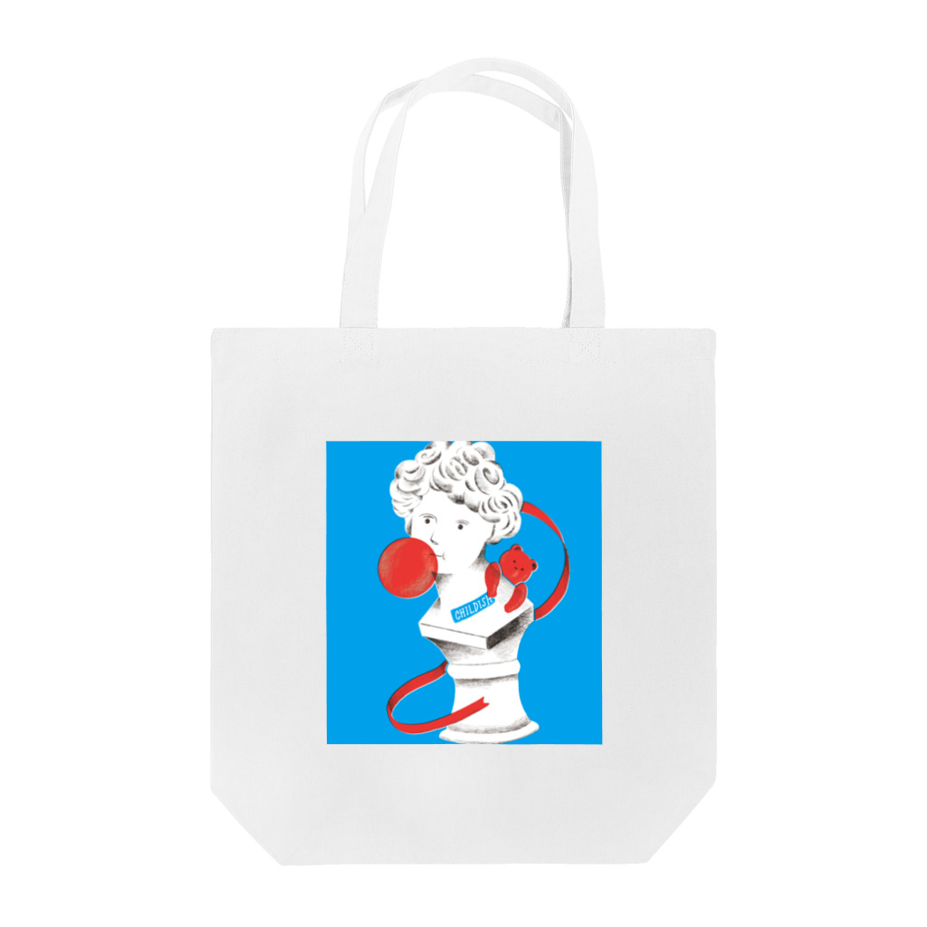 Ran KobayashiのTALKING PLASTER "CHILDISH" Tote Bag