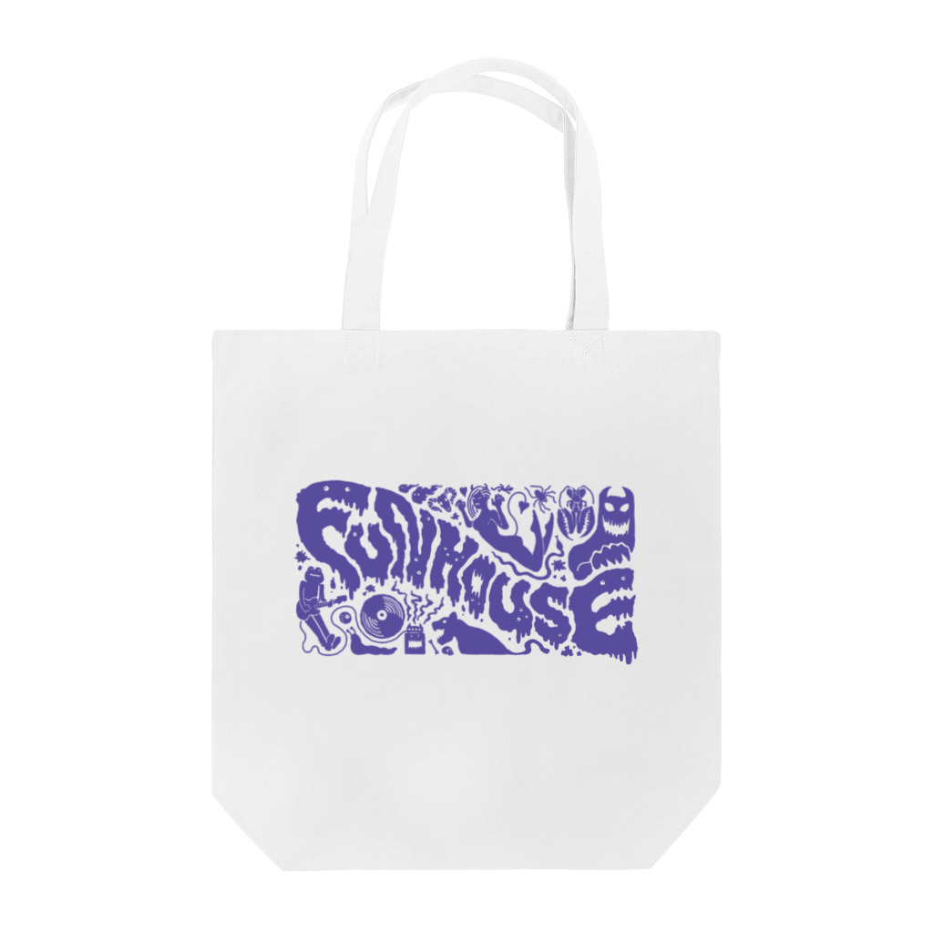 todasaurus-rexのFUNHOUSE - purple Tote Bag
