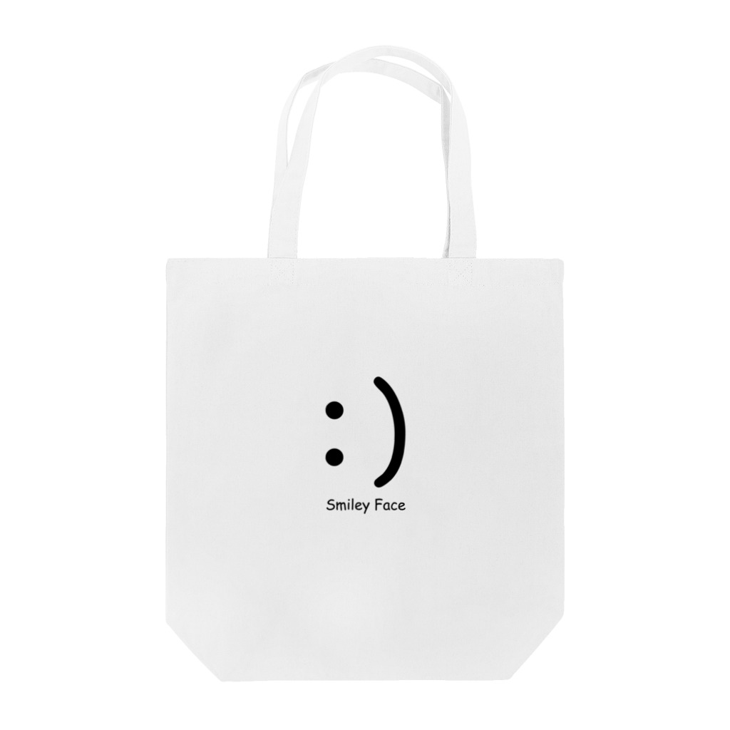 松や SUZURI店の海外絵文字Smiley Face Tote Bag