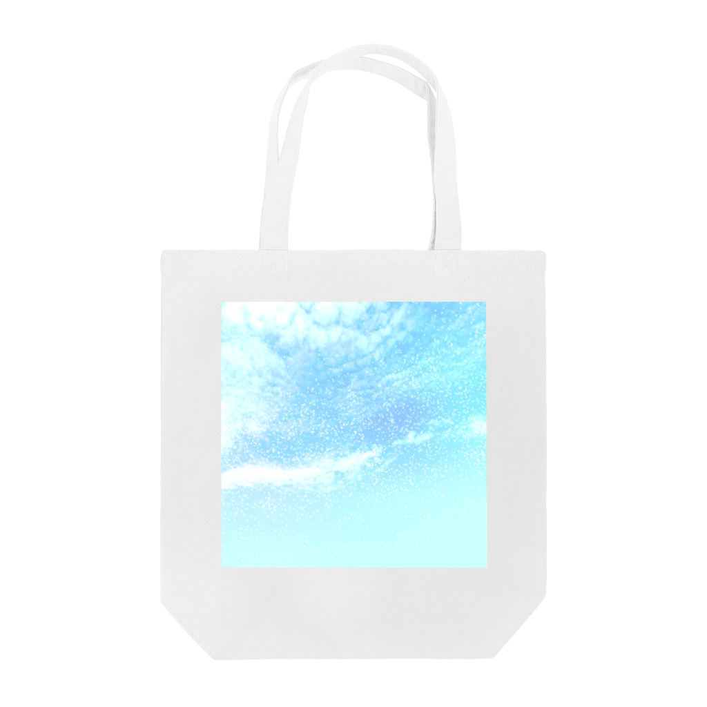 dizzyのPastel blue cosmic sky Tote Bag