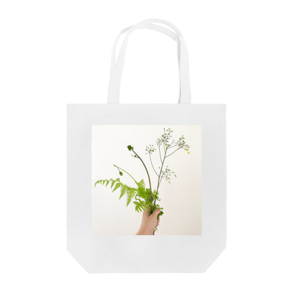 サエコの2019年4月17日の散歩中に摘んだ草 Tote Bag