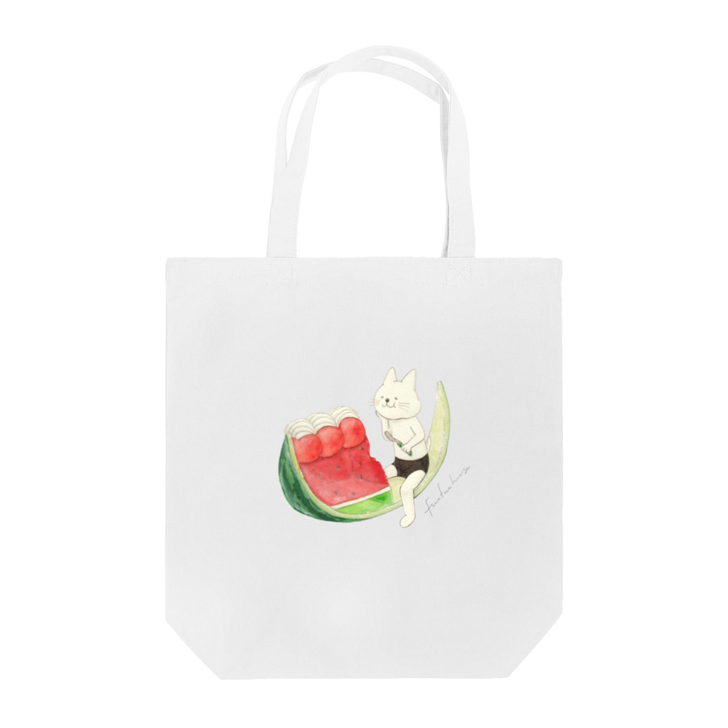 FWAFWA house+のネコぱんとスイカゼリー  Tote Bag