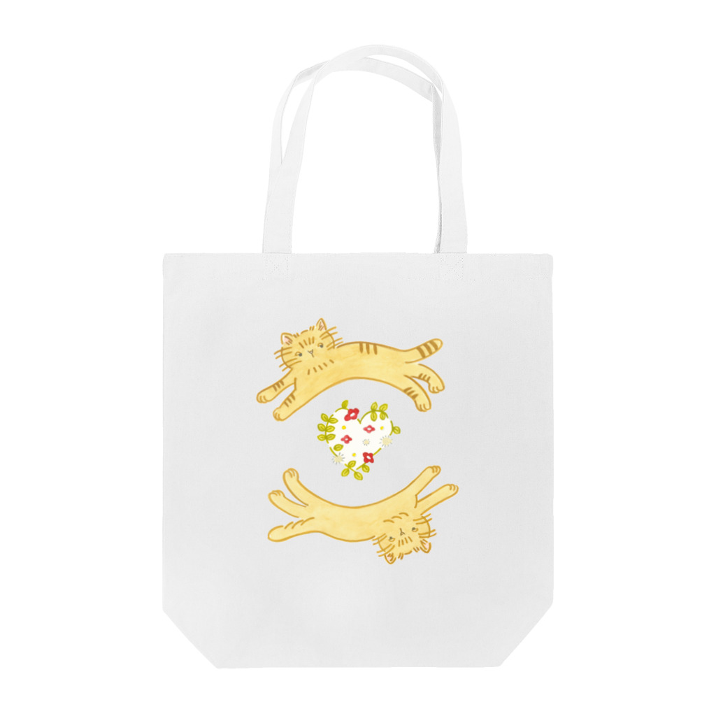 KATAGIRI AYANOの【bag】猫 イラスト トートバッグ