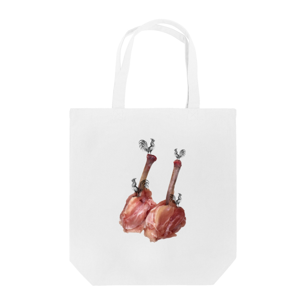 tottoの肉食／チキン×鶏さん Tote Bag