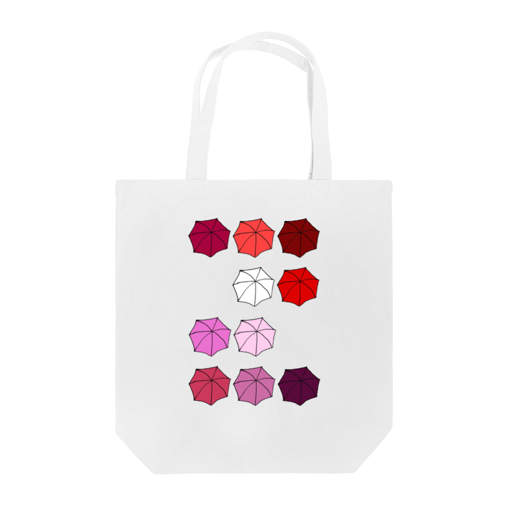 気ままに創作　よろず堂の傘の花　あか Tote Bag