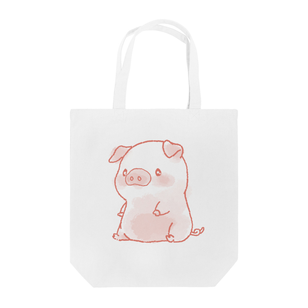 まいまいぷらすのこぶた Tote Bag