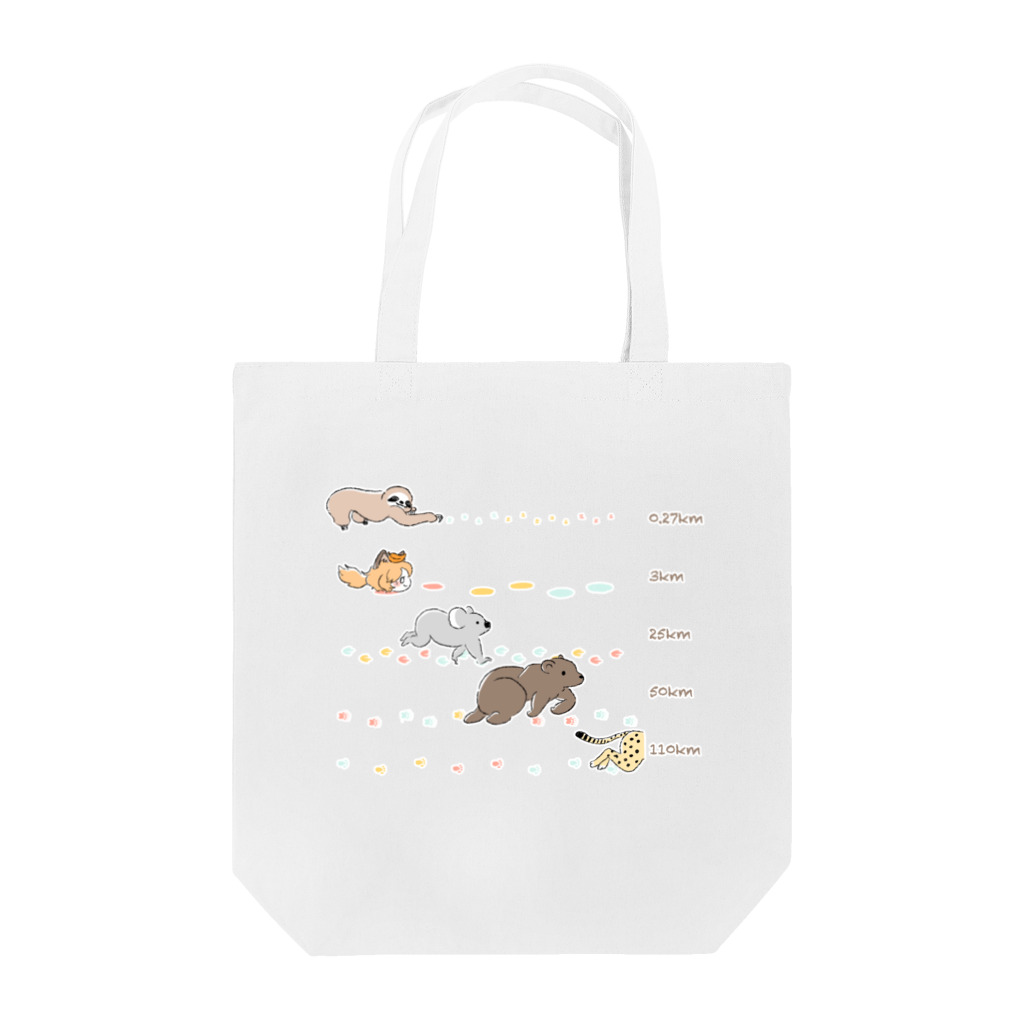 へんないきものチャンネルのきつねさんと追いかけっこ Tote Bag