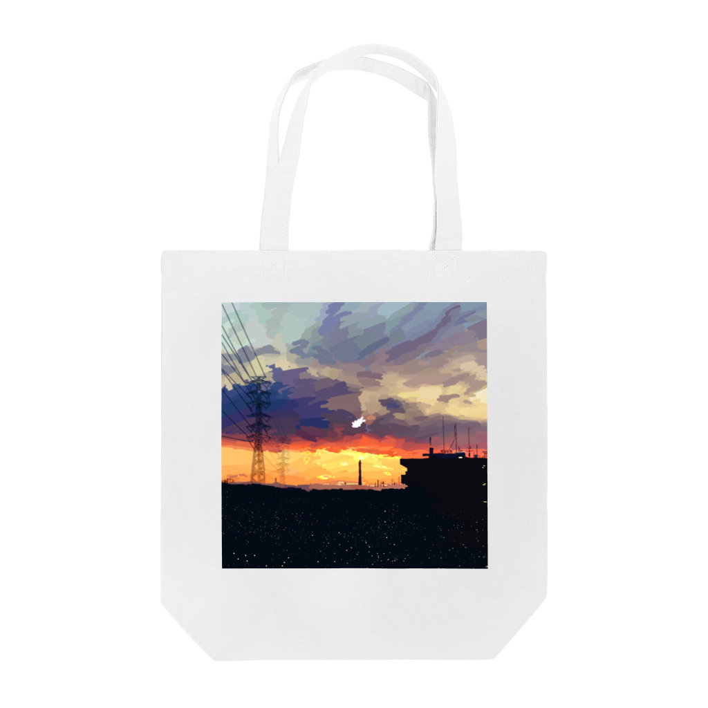 SHOP  たゆたう まほろばの「夜に溶ける街」 Tote Bag