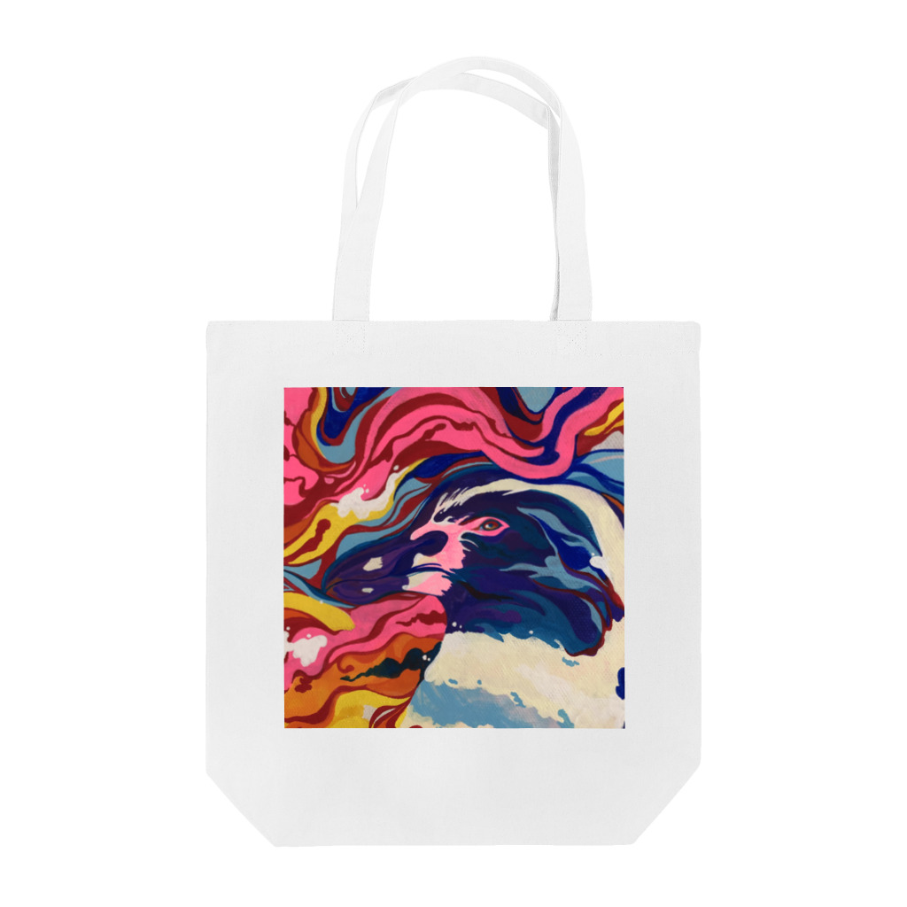 ペンギンやさんのカラフルマゼラン Tote Bag