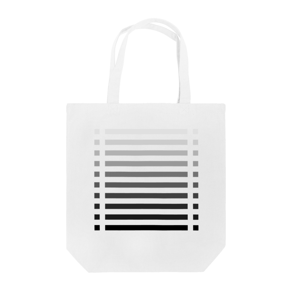 cooLunaのcolor bar - monochrome - Tote Bag